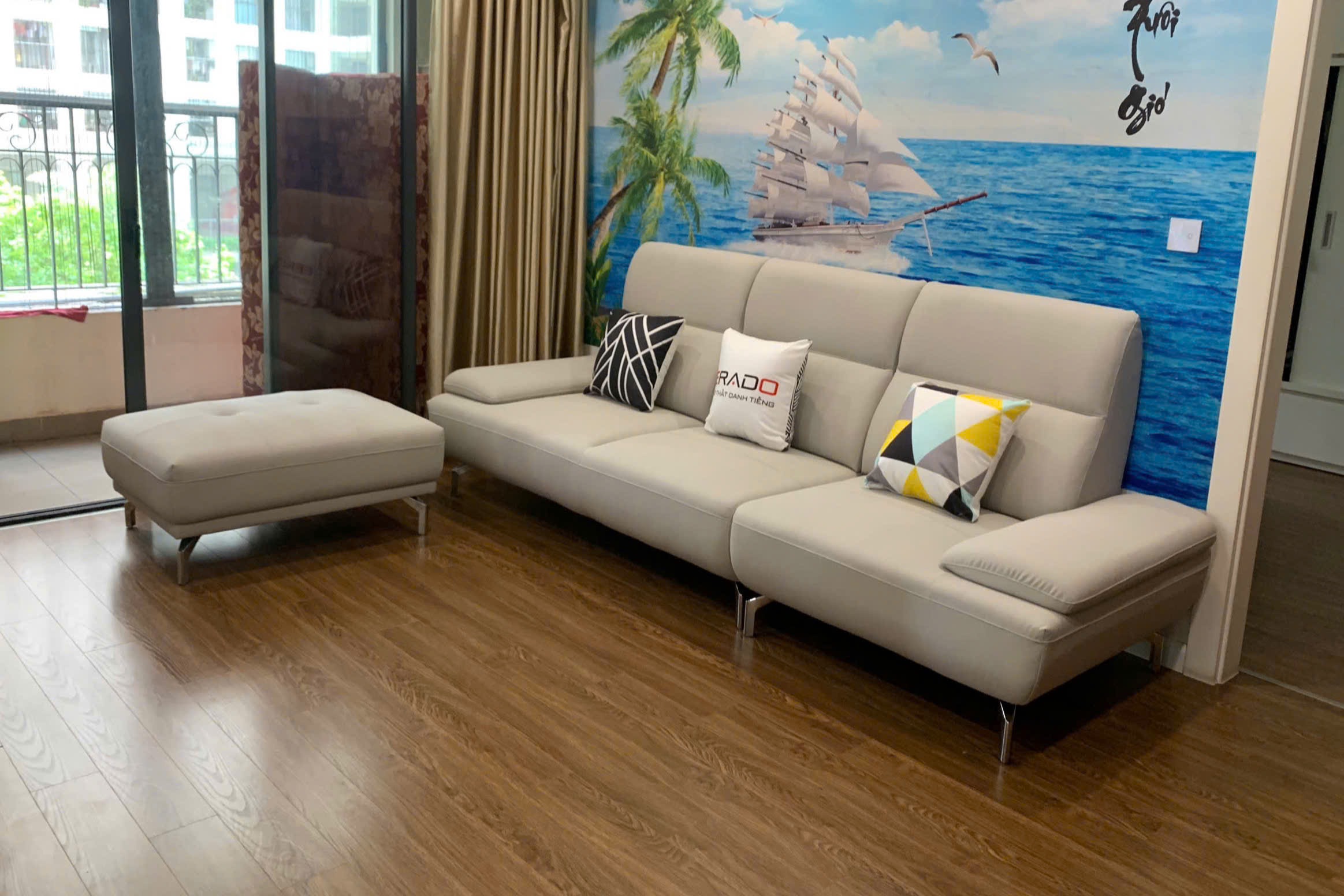 ERADO BÀN GIAO COMBO SOFA PHÒNG KHÁCH CHO CÔ THUỶ Ỏ HOÀNG MAI
