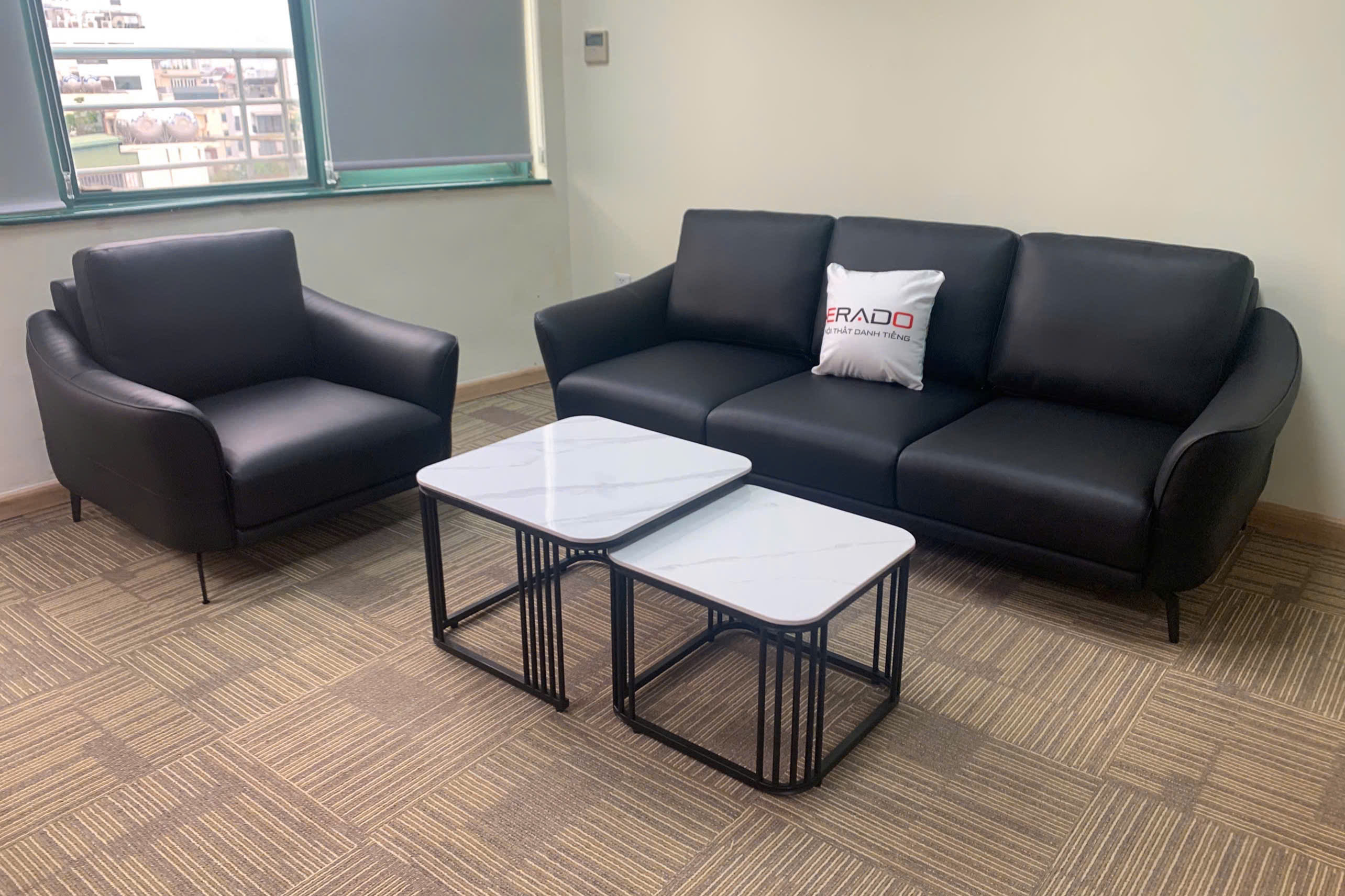ERADO BÀN GIAO SOFA VĂN PHÒNG SANG TRỌNG CHO KHÁCH HÀNG Ở HOÀN KIẾM