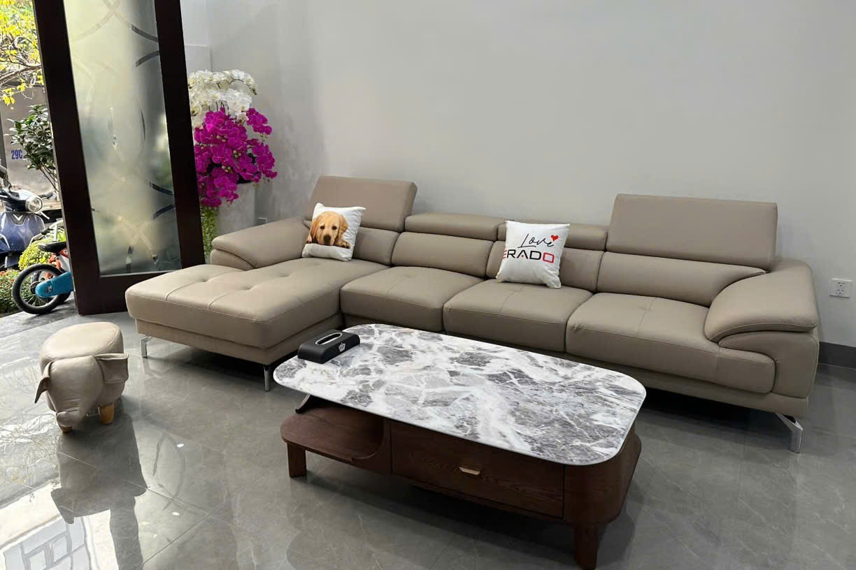 ERADO BÀN GIAO THÀNH CÔNG BỘ SOFA & BÀN TRÀ CHO ANH TUẤN Ở HƯNG YÊN
