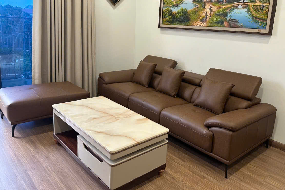 ERADO BÀN GIAO THÀNH CÔNG COMBO NỘI THẤT PHÒNG KHÁCH CHO GIA ĐÌNH CHỊ OANH Ở LONG BIÊN