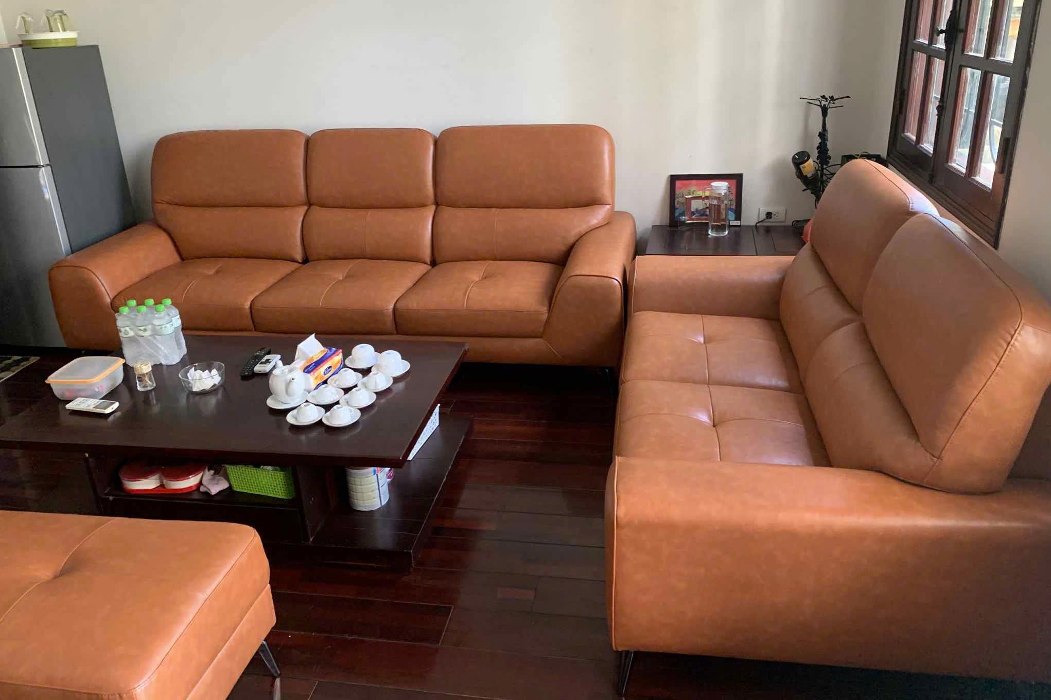 ERADO BÀN GIAO THÀNH CÔNG SOFA BỘ CHO GIA ĐÌNH CHỊ PHỤNG Ở ÂU CƠ