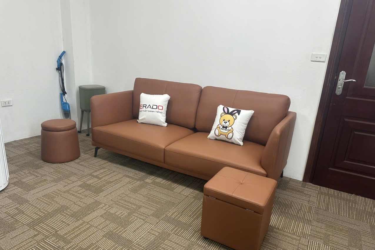 ERADO BÀN GIAO THÀNH CÔNG SOFA DA HẠNG SANG CHO GIA ĐÌNH ANH CHỊ LIÊN Ở THANH XUÂN