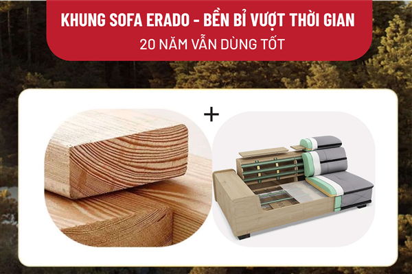 So sánh sự khác biệt cấu tạo bên trong sofa