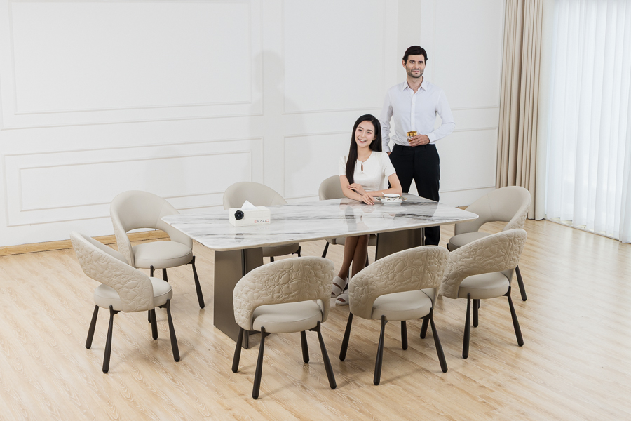 Bàn ăn mã 2464 - Tầm vóc 2m, vị thế gia chủ