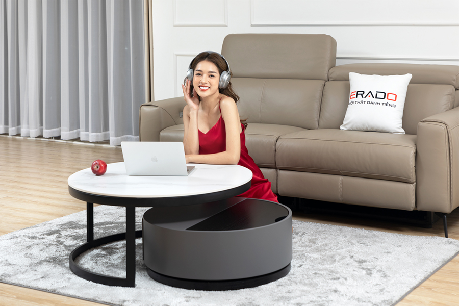 Bàn trà sofa mặt đá mã DF16