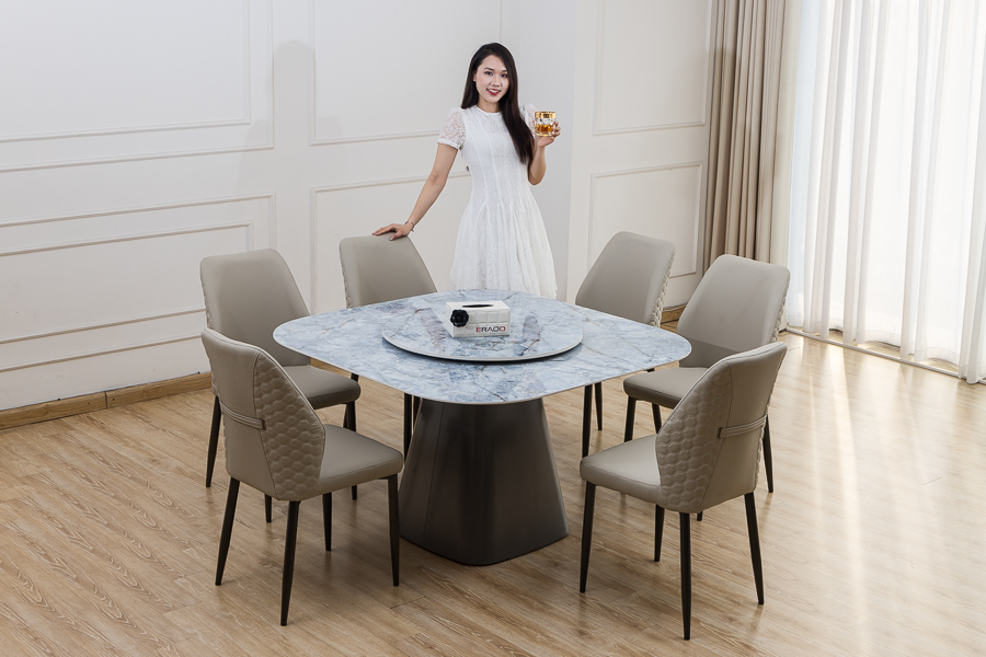 Bộ bàn ăn tròn mã DF102A
