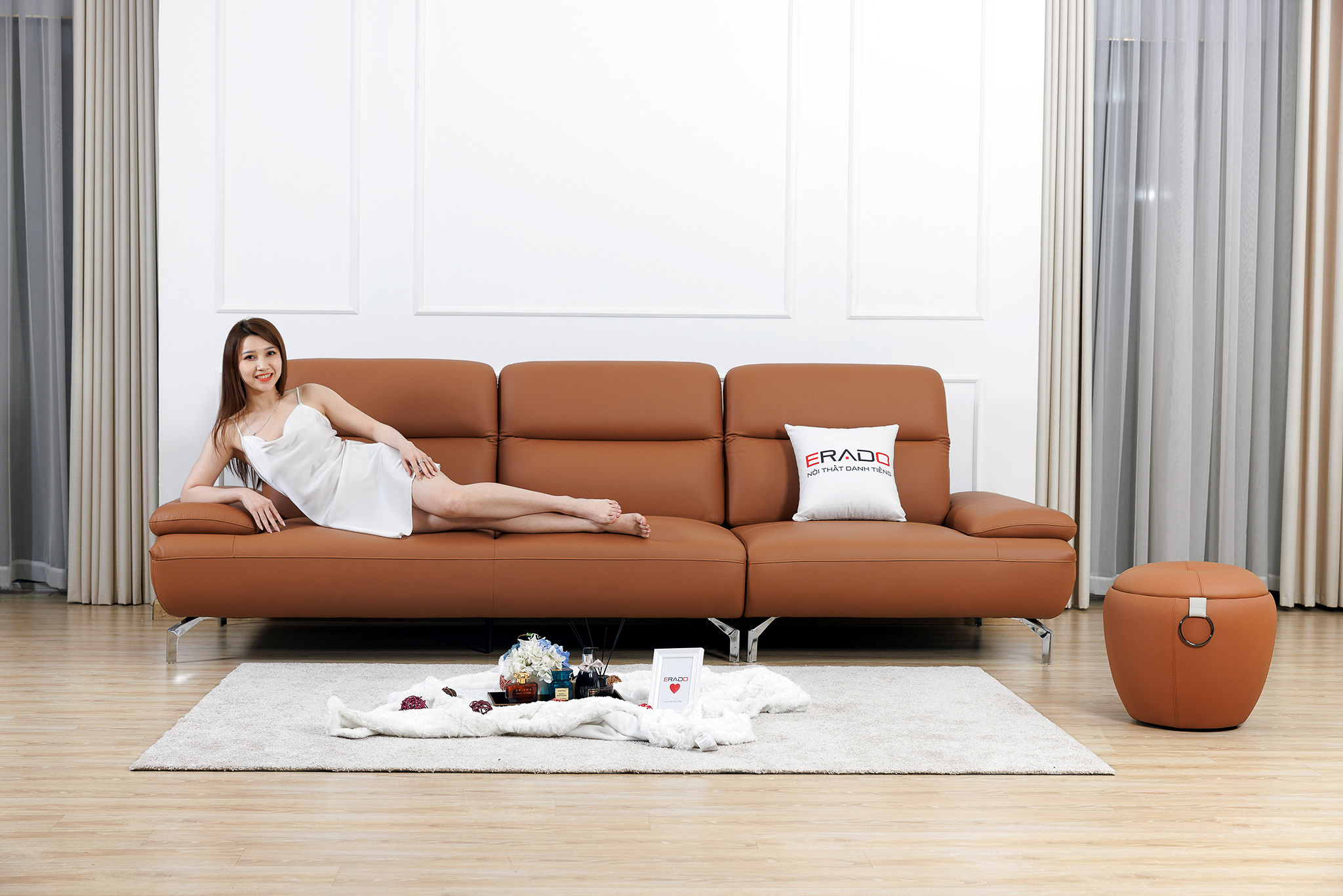 Sofa da AM55 - Có doanh số bán vượt trội