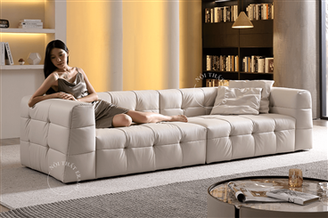 Ghế sofa đơn da mã 34