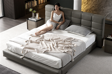 Giường ngủ da hạng sang mã 19