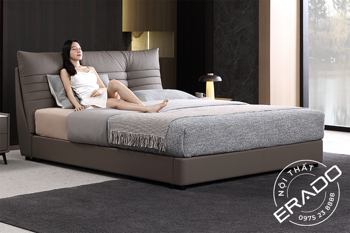 Giường ngủ da hạng sang mã 79