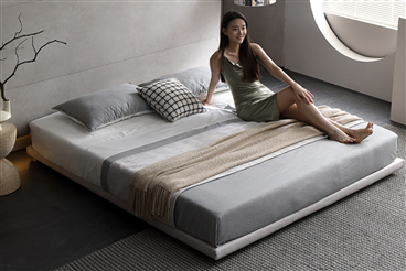 Giường ngủ nhập khẩu kiểu bệt không đầu mã 133