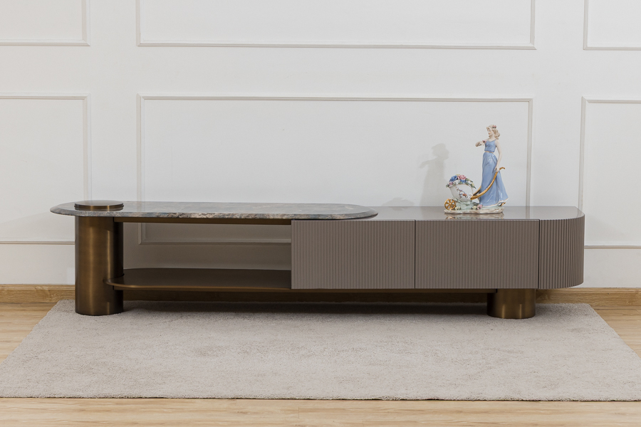 Kệ tivi phòng khách mặt đá hiện đại mã G2196