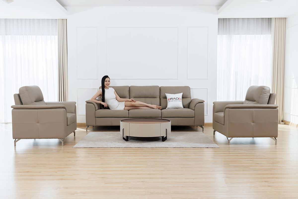 Sofa bộ da bò Ý 9412 - Vị thế dẫn đầu