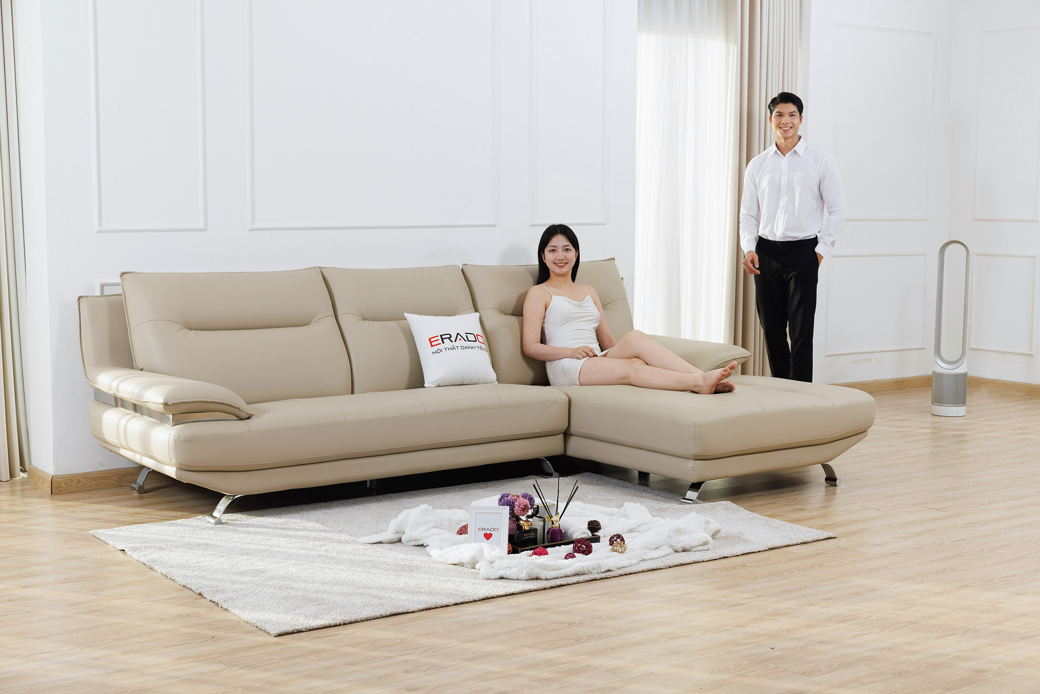 Sofa da M49 - Có doanh số bán vượt trội