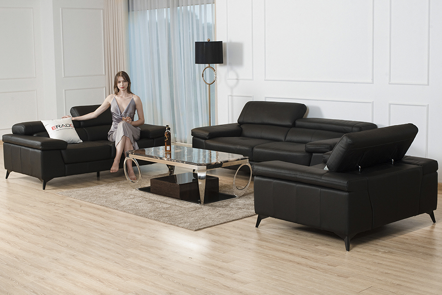 Sofa da thật nhập khẩu Malaysia mã 2218-B