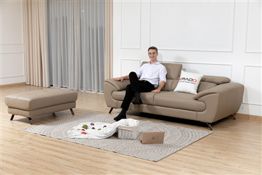 Sofa đơn da thật Malaysia mã 2151-1D