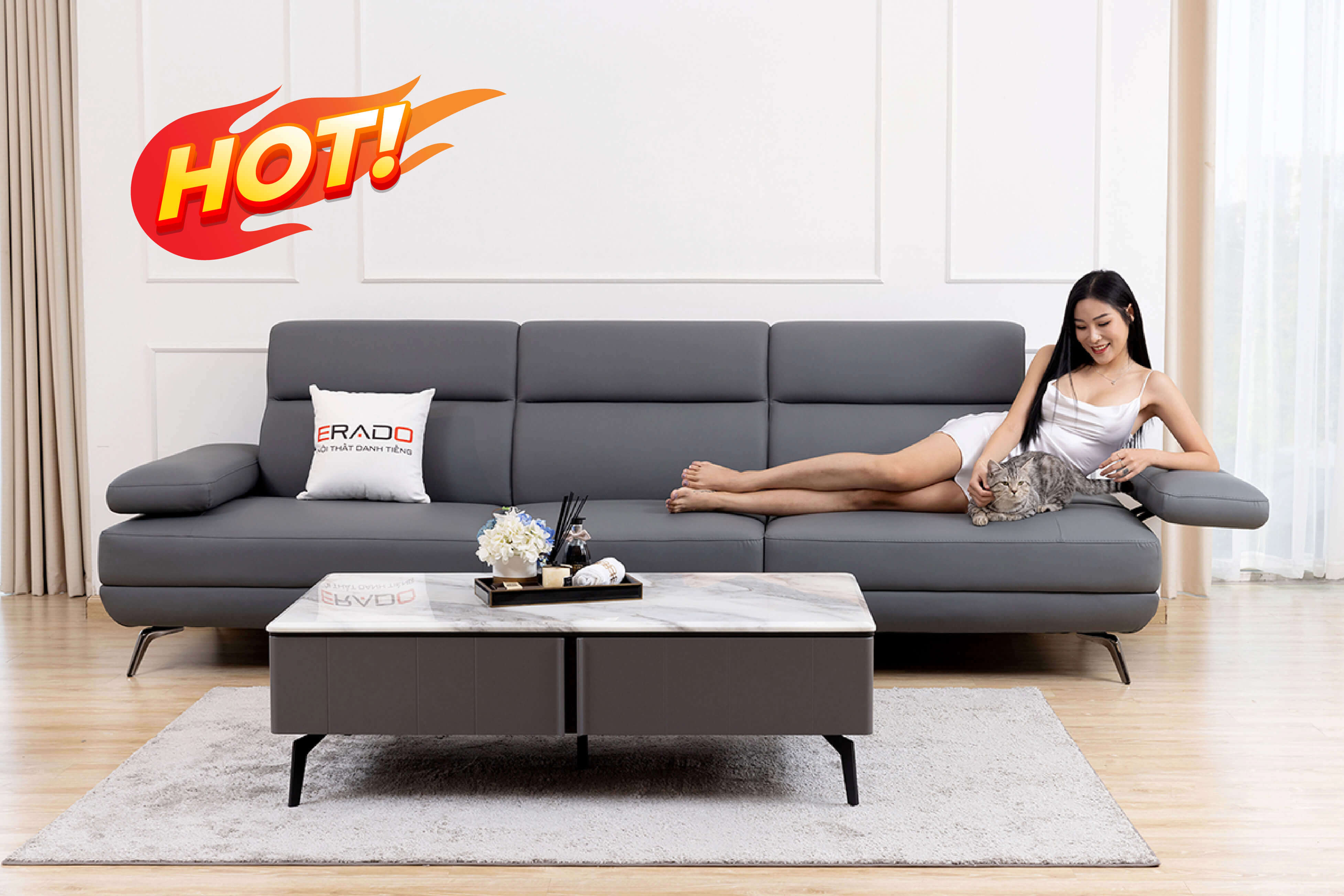 Sofa thông minh AM20 - Mở rộng phần ngồi