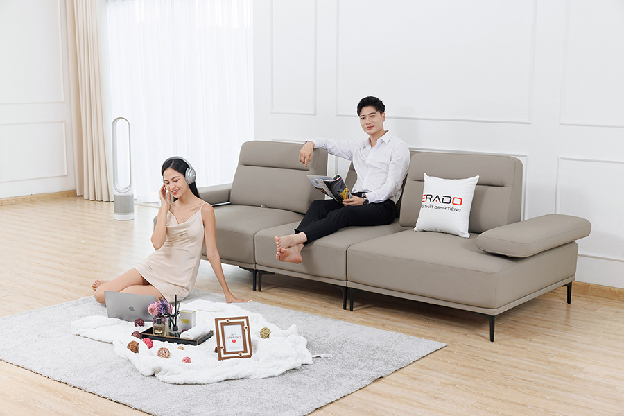 Sofa thông minh AM24 - điều chỉnh tay và tựa ngồi