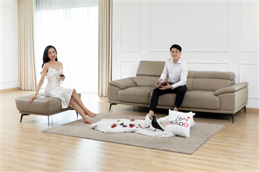 Sofa văng da thật mã 2185-L2